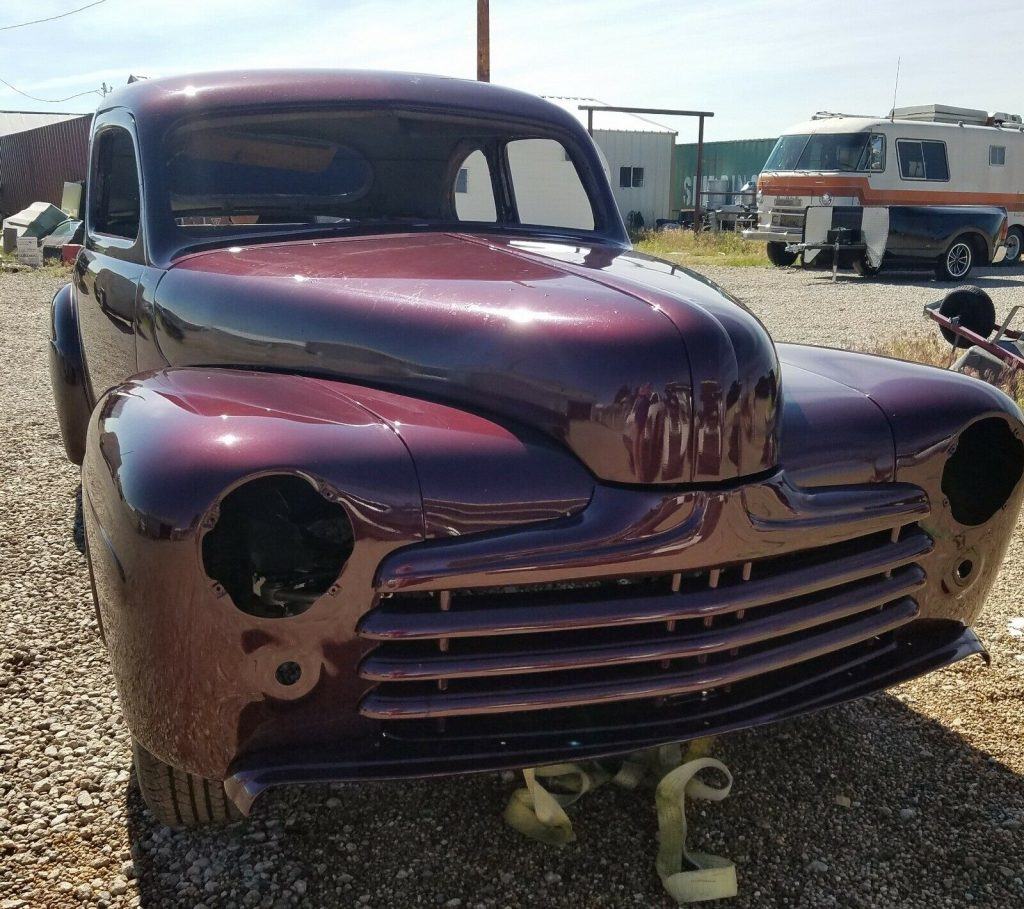 nearly complete 1947 Ford Coupe Custom hot rod project