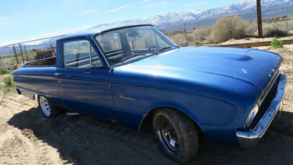 non running 1961 Ford Ranchero project