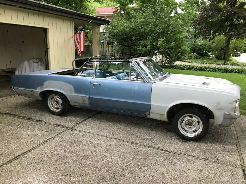 real GTO parts 1964 Pontiac Lemans Convertible 389 4 Speed Project