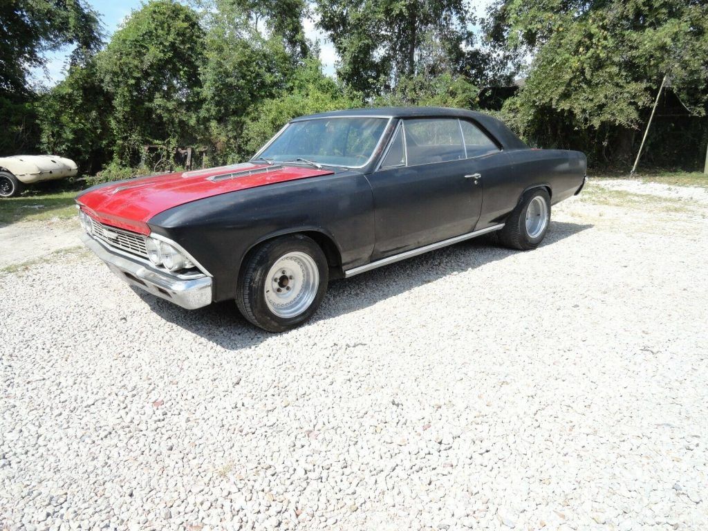 runs and drives 1966 Chevrolet Chevelle project