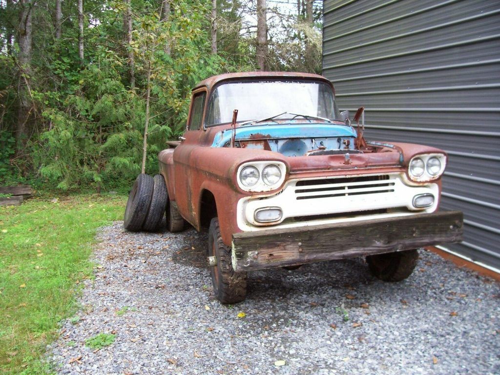 rusty 1959 Chevrolet Pickup project