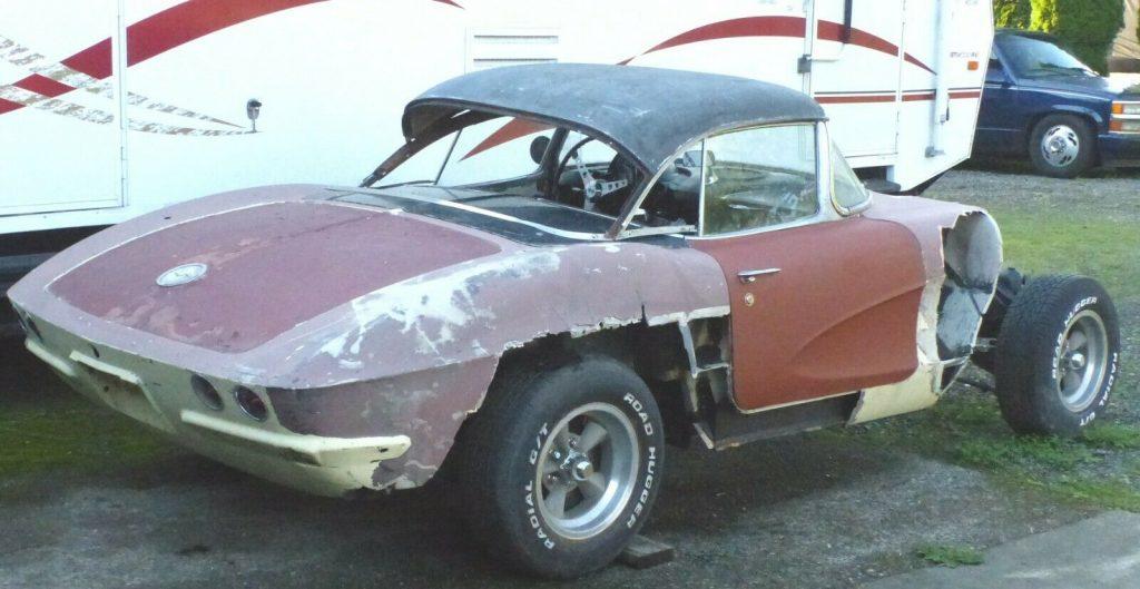 needs full restoration 1962 Chevrolet Corvette Convertible project