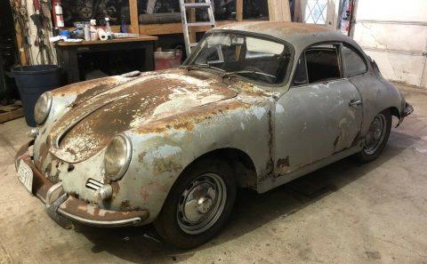 partly restored 1962 Porsche 356 Project for sale