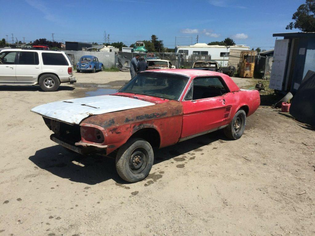 very solid 1967 Ford Mustang 289 V 8 Coupe project
