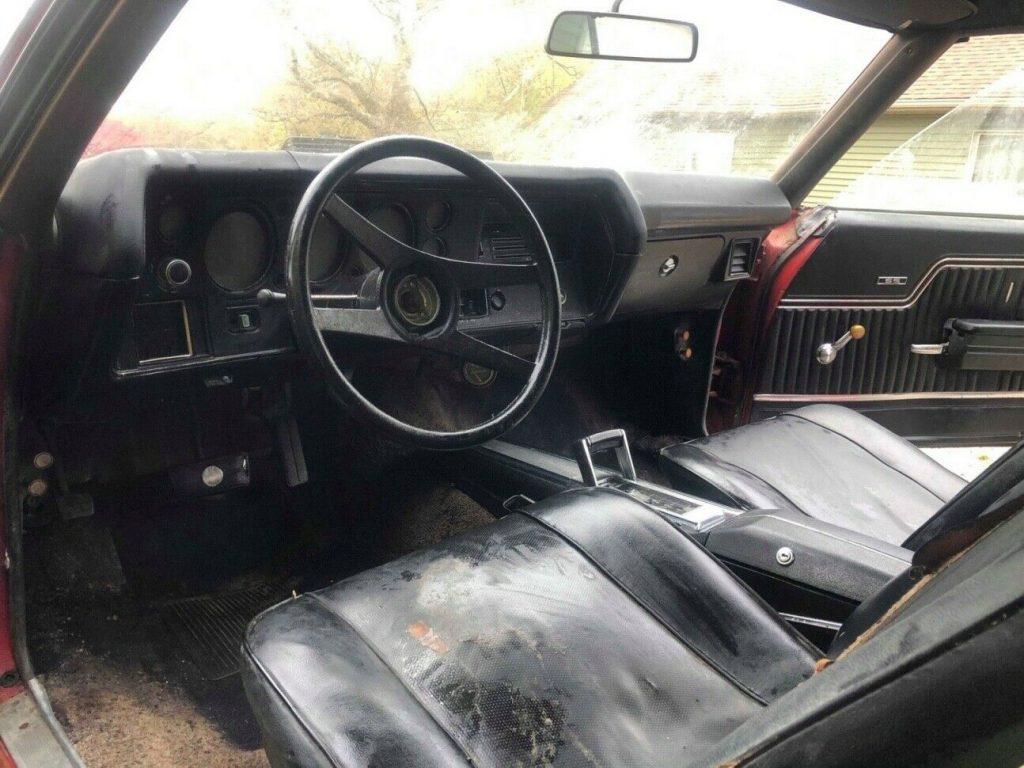 classic 1970 Chevrolet Chevelle SS 396 project