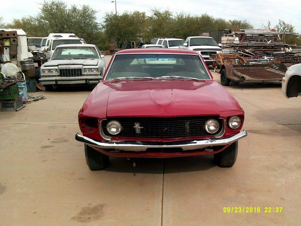 lots of extra parts 1969 Ford Mustang Coupe project
