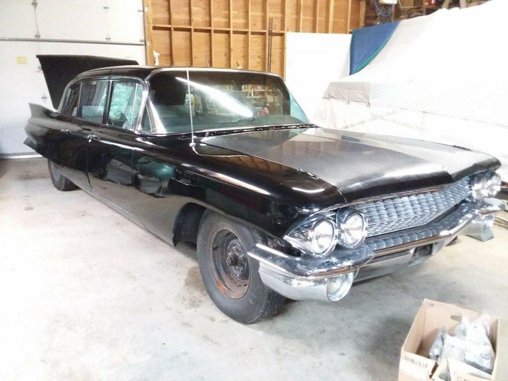 very nice 1961 Cadillac Fleetwood limousine project