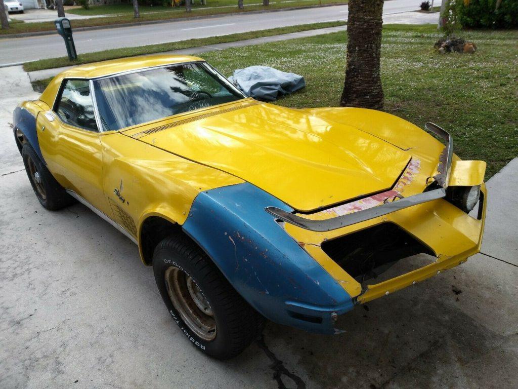 new parts 1972 Chevrolet Corvette project