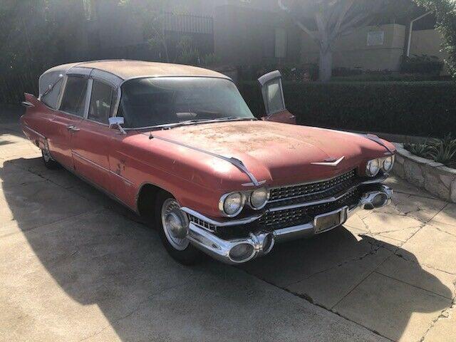 needs TLC 1959 Cadillac Superior Hearse project