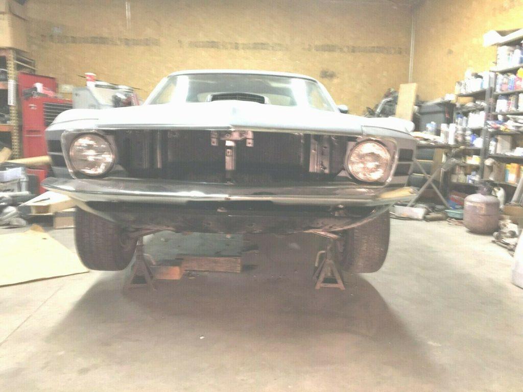 new parts 1970 Ford Mustang fastback project