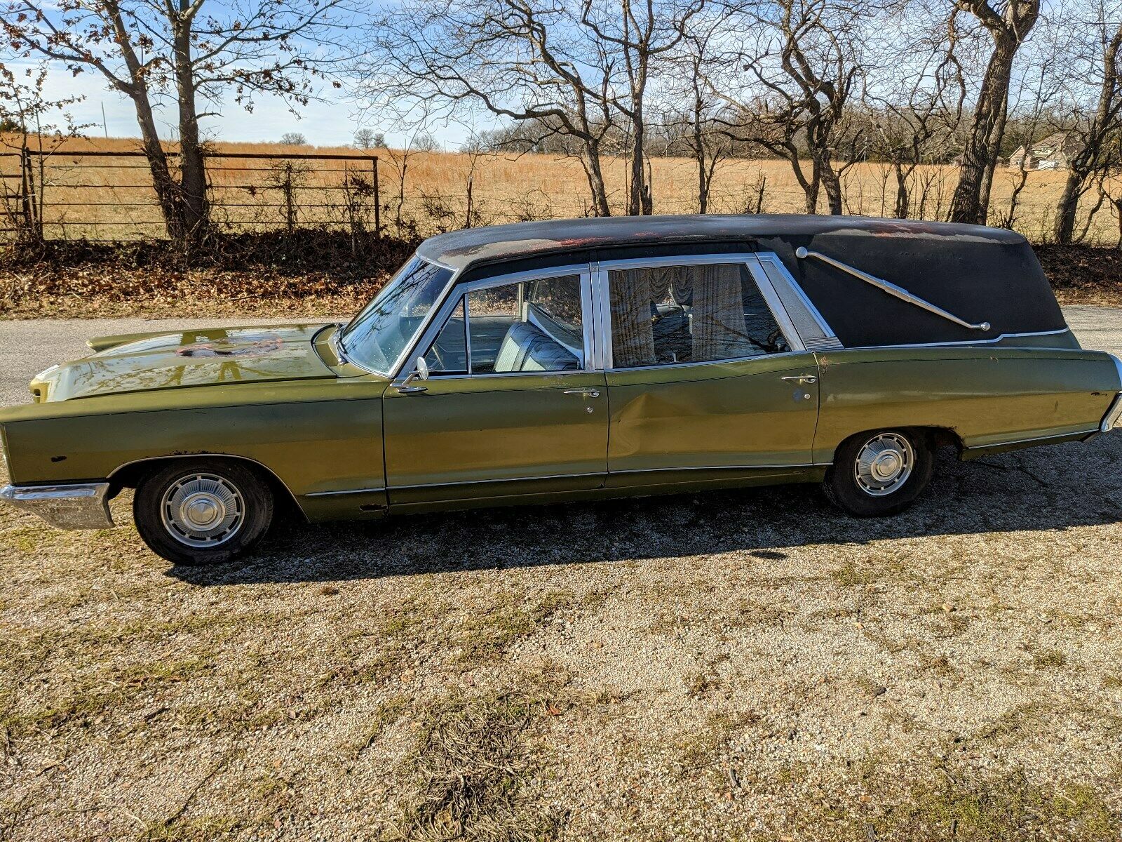 rare 1966 Pontiac Bonneville hearse project for sale