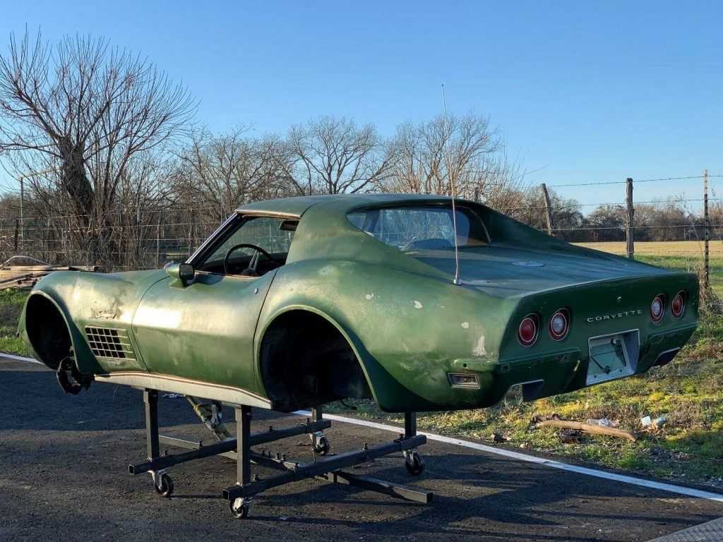 solid 1972 Chevrolet Corvette project