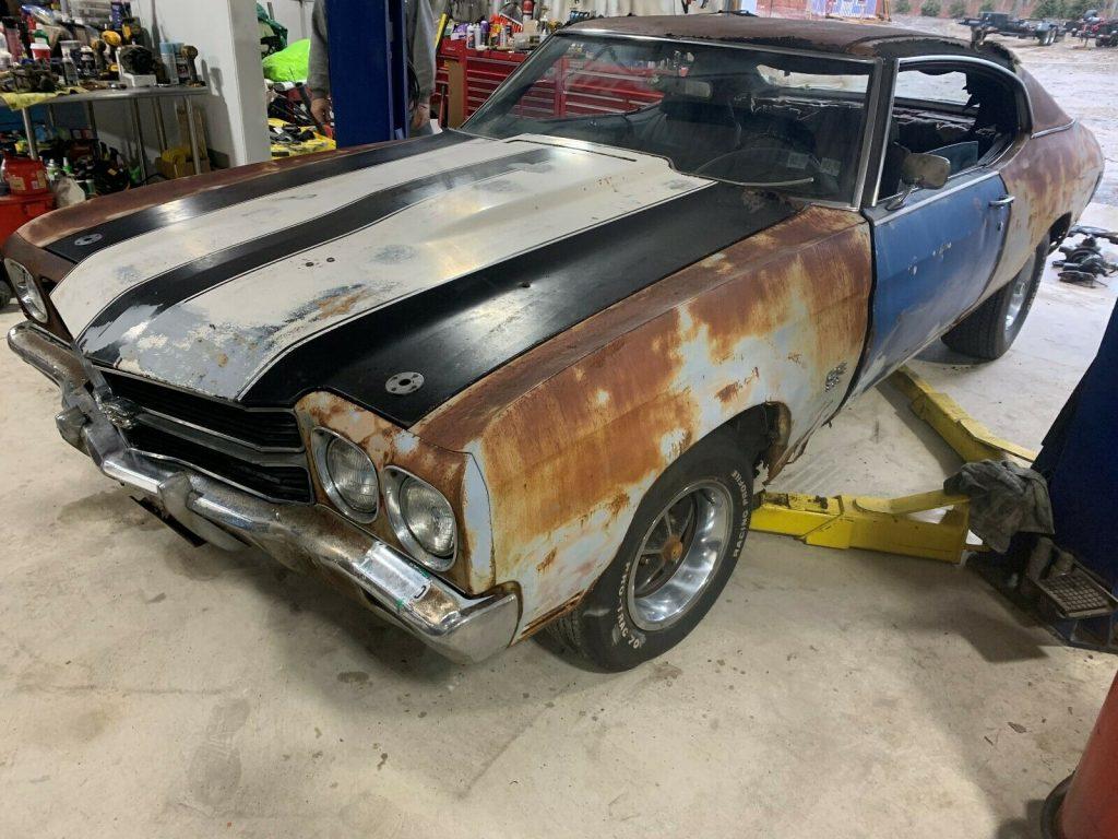 needs a lot of work 1970 Chevrolet Chevelle SS 396 project