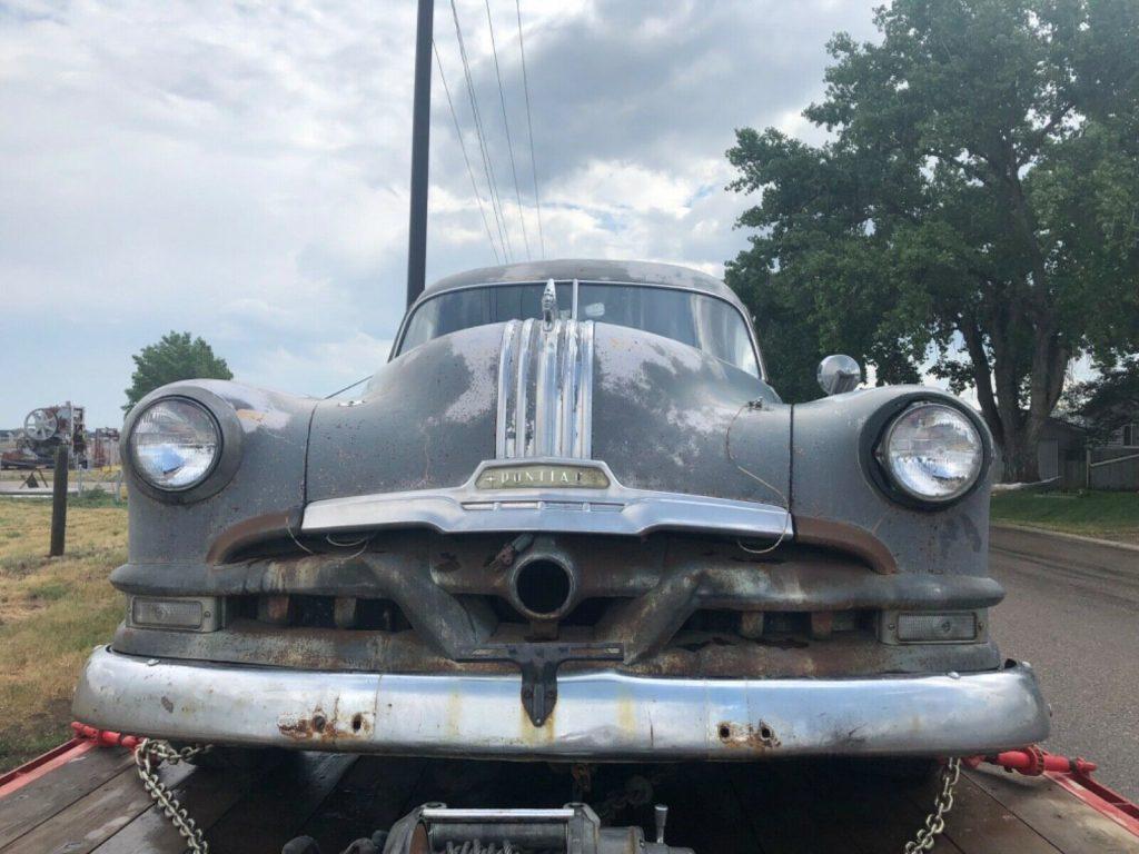 no drivetrain 1952 Pontiac Barnette Hearse project