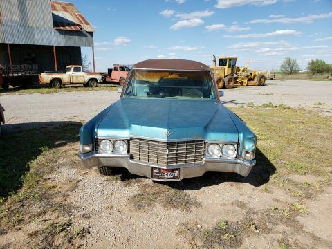 complete 1969 Cadillac Hearse project for sale