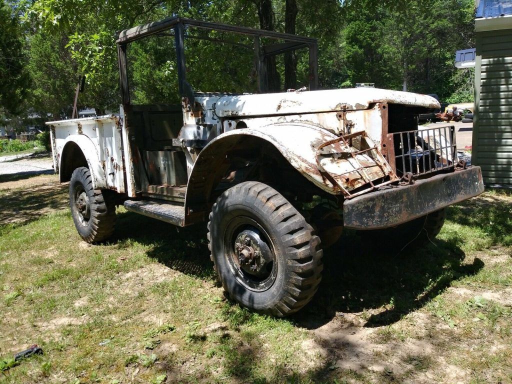 rare 1951 Dodge m37 Power wagon military project