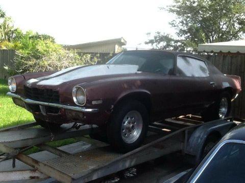 no engine 1971 Chevrolet Camaro project for sale