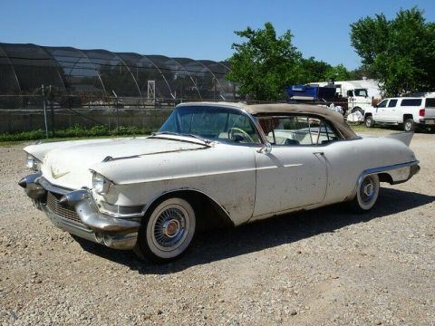stored since 1966 1957 Cadillac Eldorado BIARRITZ convertible project for sale