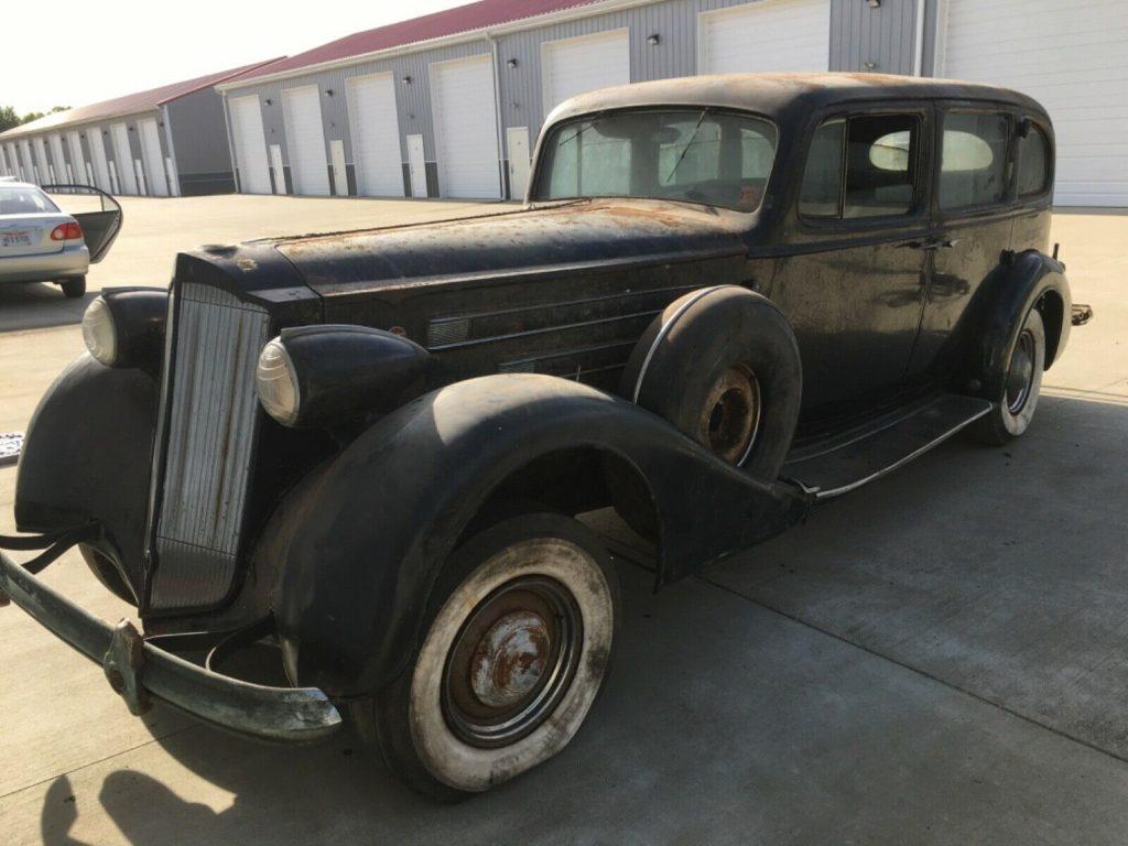 barn Find 1937 Packard V12 Touring Limousine project
