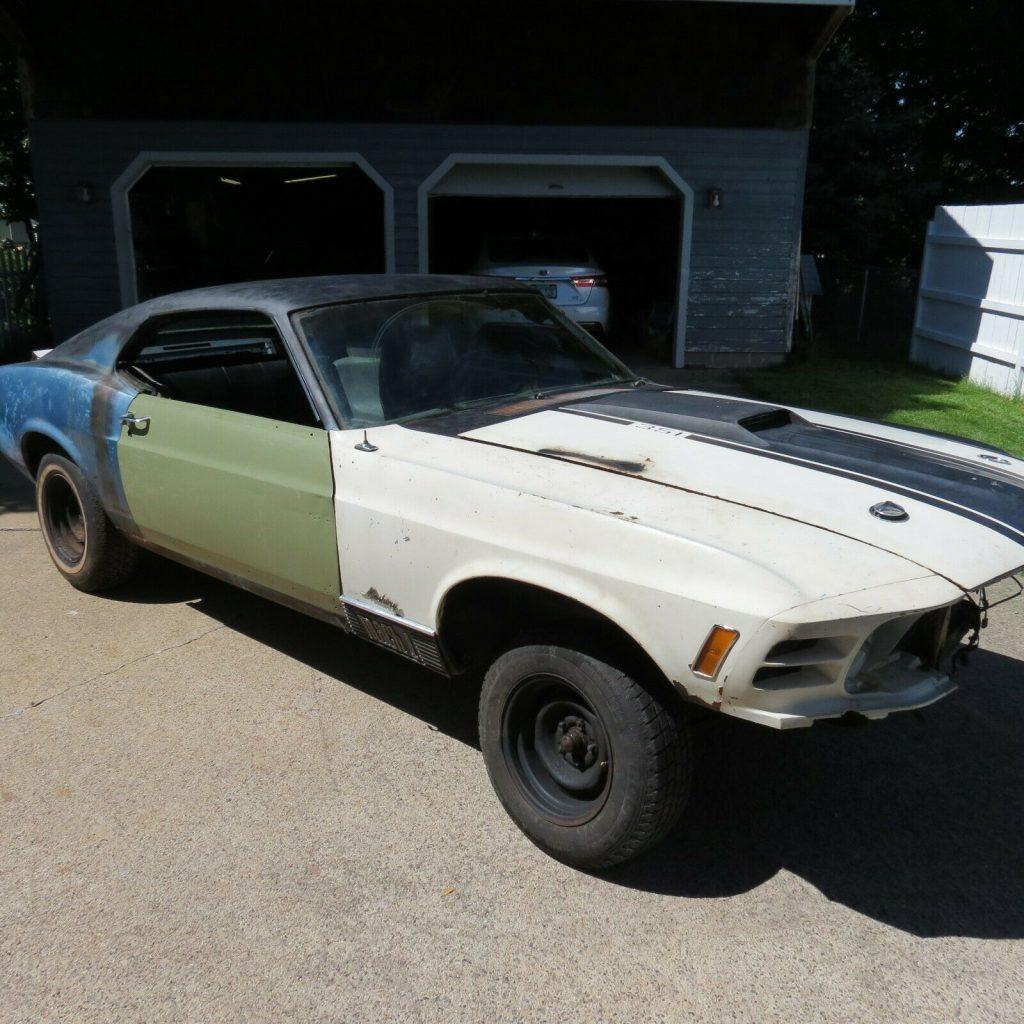 dry storage find 1970 Ford Mustang project