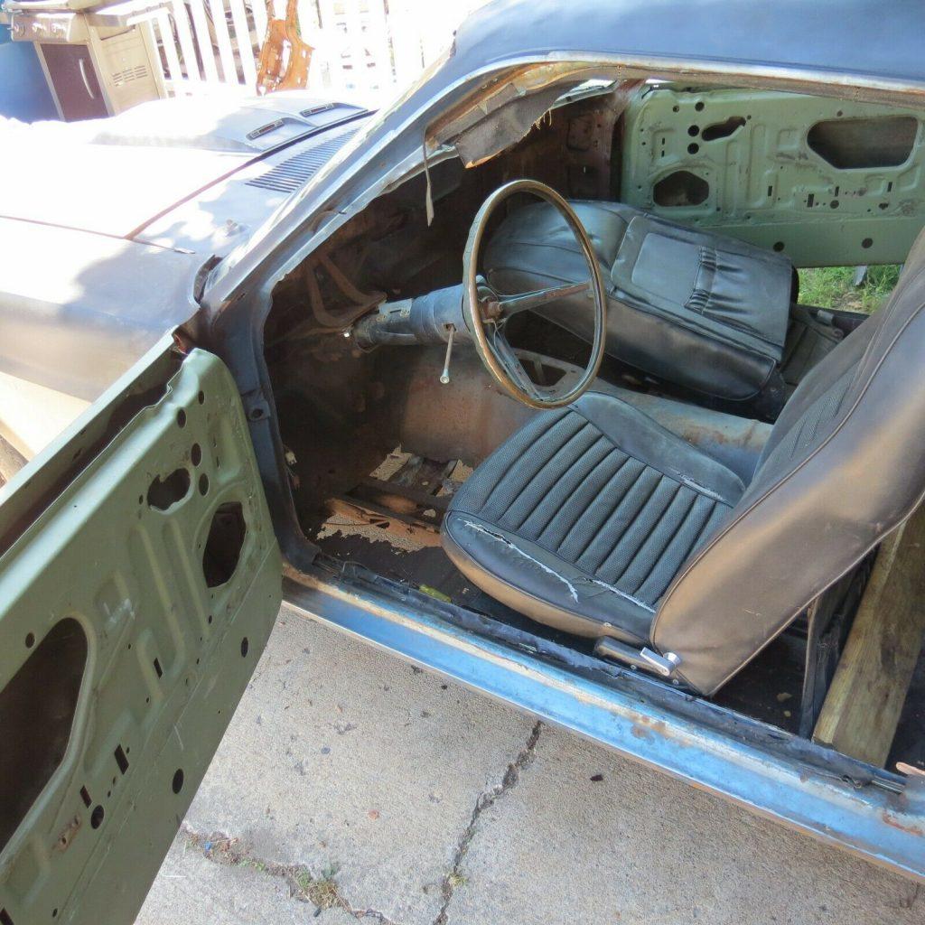 dry storage find 1970 Ford Mustang project