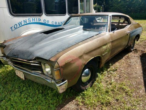 inline six 1971 Chevrolet Chevelle project for sale