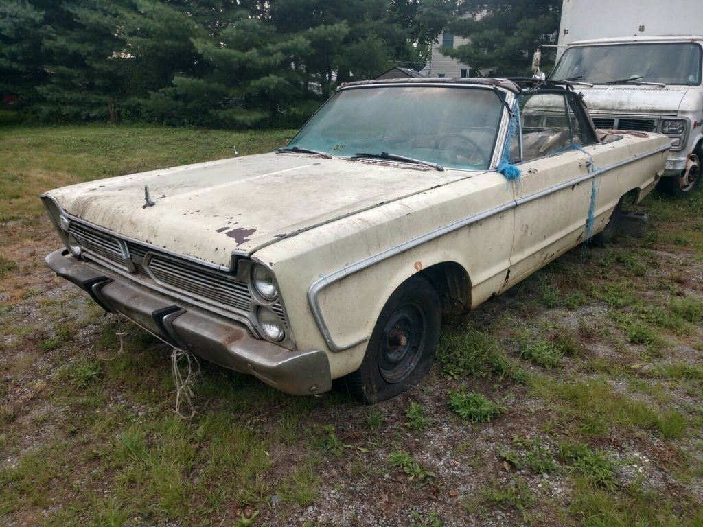 needs restoration 1966 Plymouth Fury Convertible project