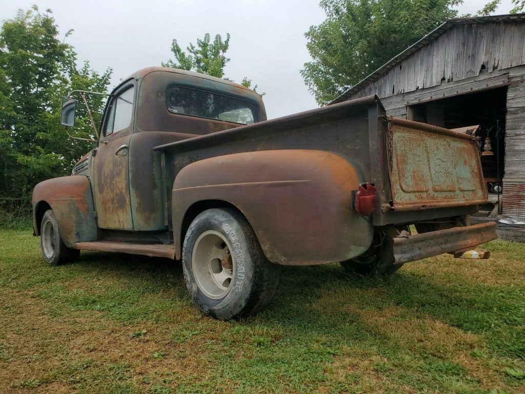 solid 1951 Ford F1 half ton Pickup truck project