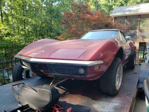 complete 1969 Chevrolet Corvette Convertible Project for sale