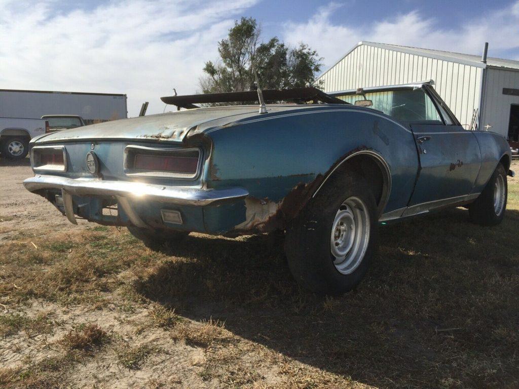 needs restoration 1967 Chevrolet Camaro RS/SS Convertible project