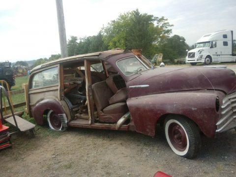 rare 1948 Chevrolet Woody Wagon project for sale