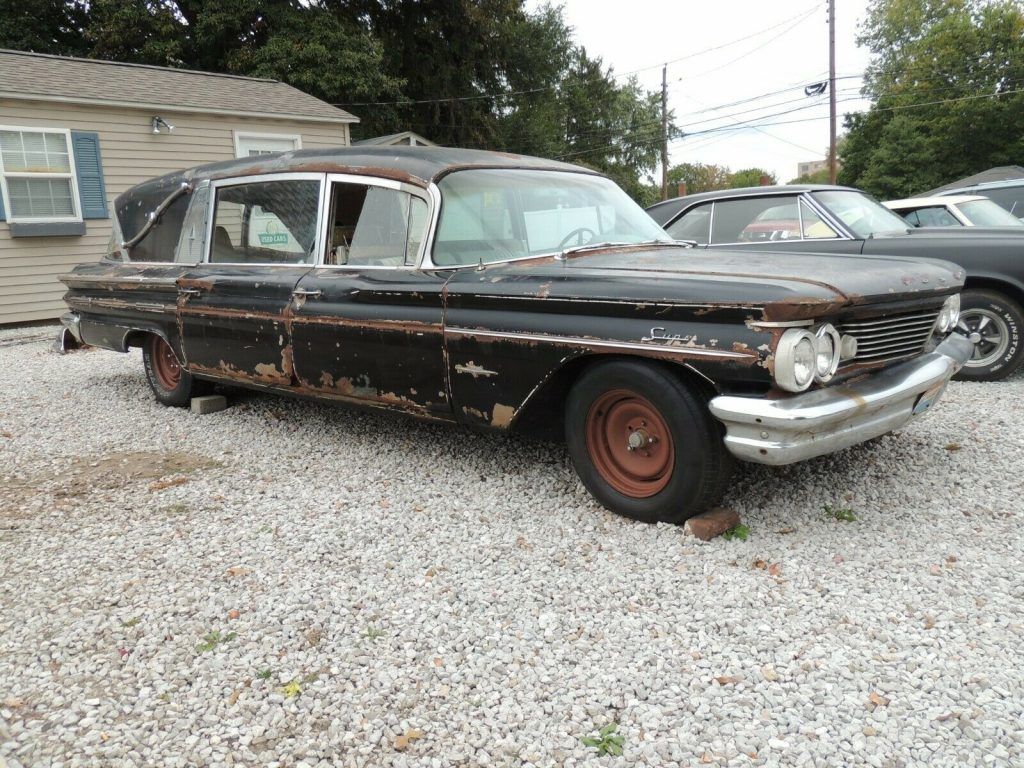 rare 1960 Pontiac Bonneville Hearse project