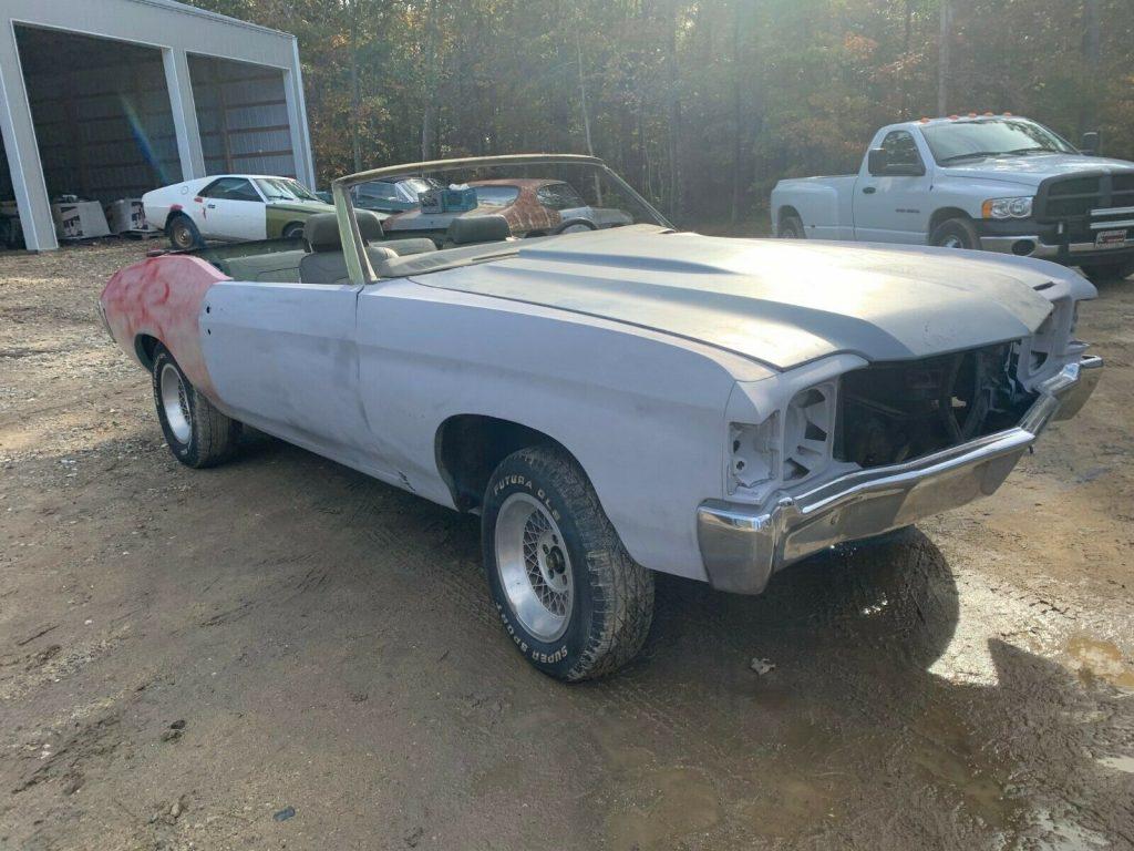 new parts 1971 Chevrolet Chevelle convertible project