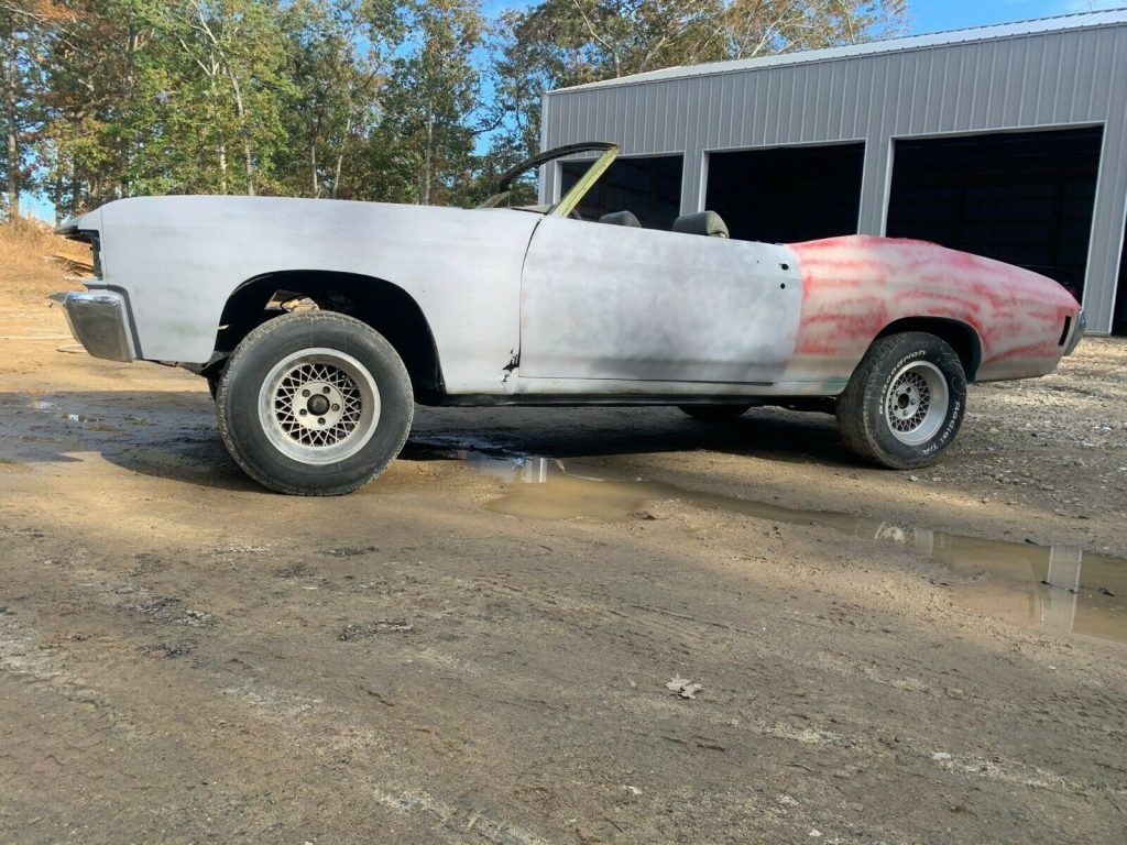 new parts 1971 Chevrolet Chevelle convertible project