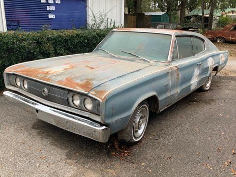 barn find 1966 Dodge Charger project for sale