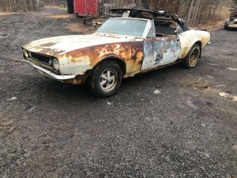 needs complete restoration 1967 Chevrolet Camaro Convertible Project for sale