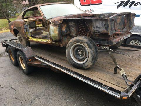 solid 1970 Ford Mustang project for sale