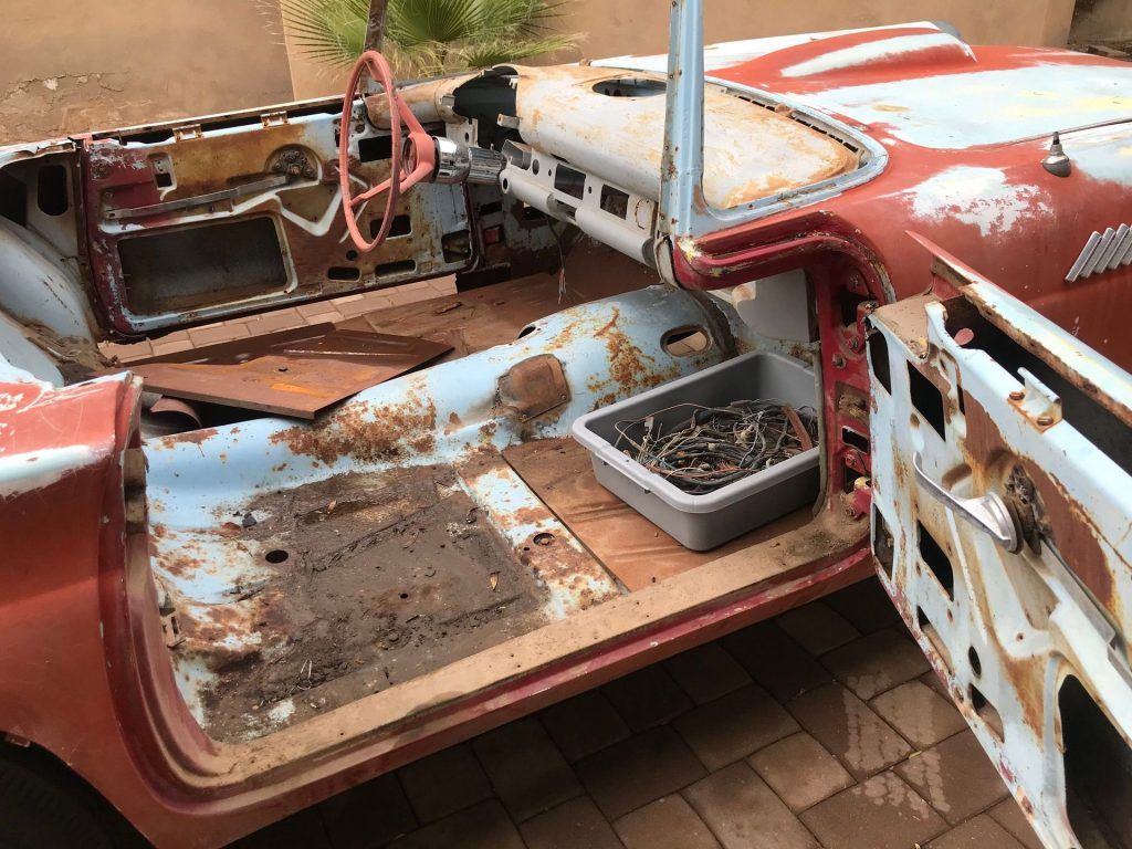 1957 Ford Thunderbird Convertible project [great for restoration or customization]