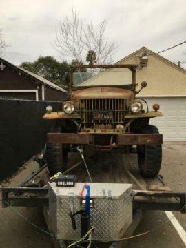 rare 1941 Dodge Power Wagon WC2 WC4 Weapons Carrier Military project for sale