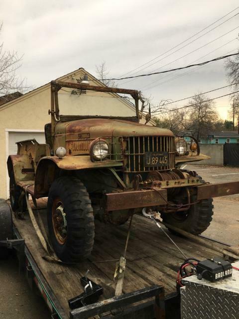 rare 1941 Dodge Power Wagon WC2 WC4 Weapons Carrier Military project