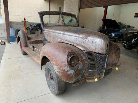 1940 Ford Deluxe Woody Station Wagon Project [no drivetrain] for sale