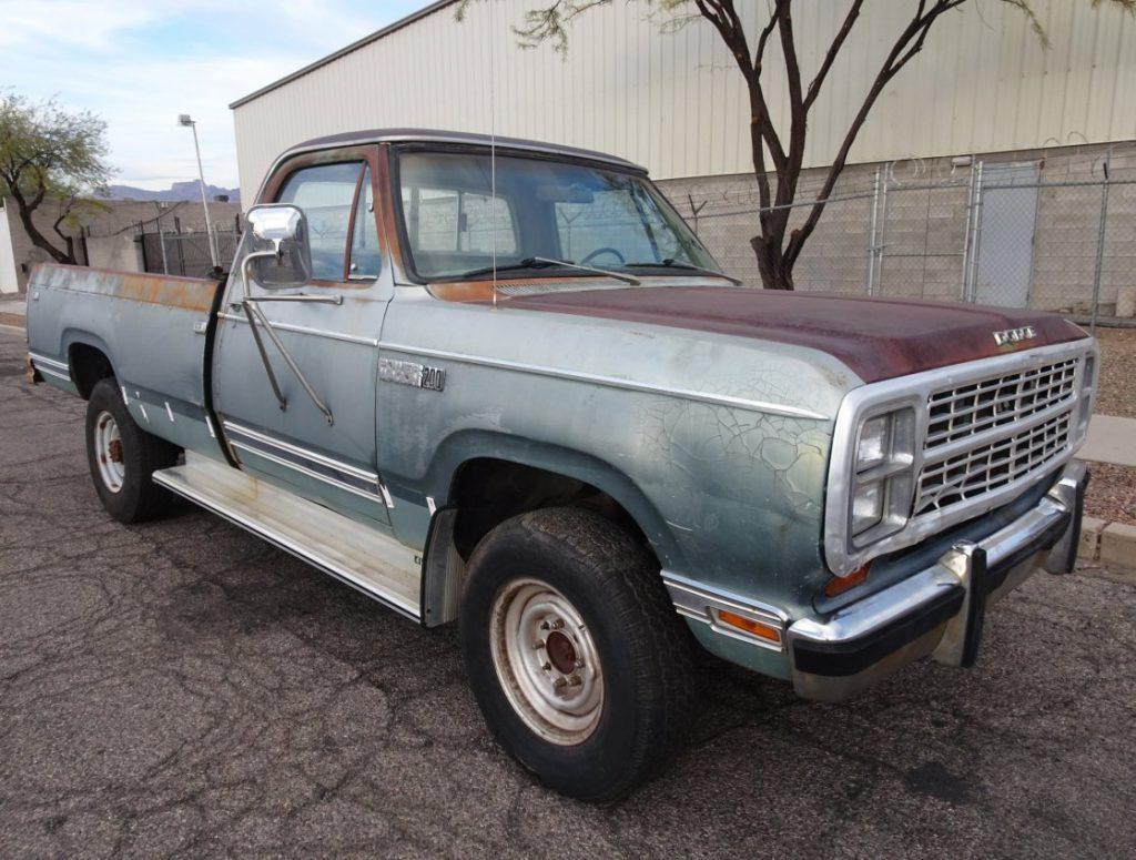 1979 Dodge Power Wagon pickup project [survivor with surface rust]