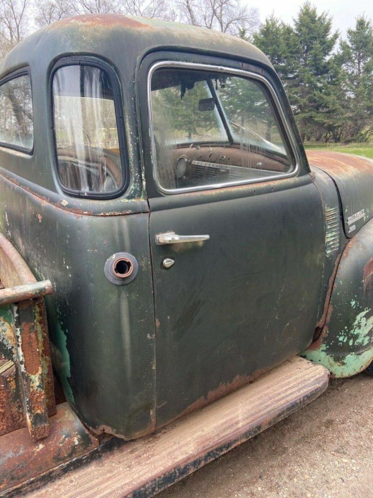 1950 Chevrolet 3600 Pickup project [desirable 5 window deluxe cab]