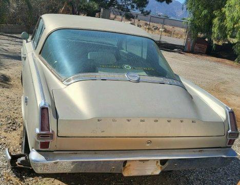 1966 Plymouth Barracuda Business Coupe project [rare MOPAR] for sale