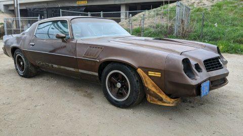 1979 Chevrolet Camaro project [never restored original shape] for sale