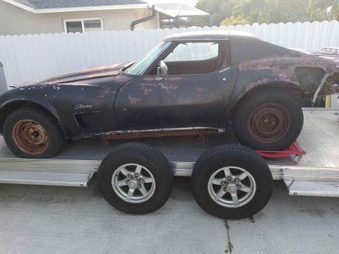 1973 Chevrolet Corvette 454 BIG Block Numbers Matching FOR Parts OR PROJECT for sale
