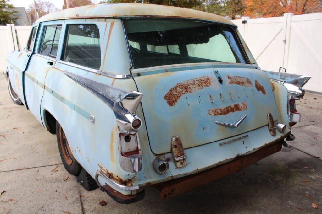 1956 Chrysler New Yorker Station Wagon Parts Car w 354 Hemi & Clean Title