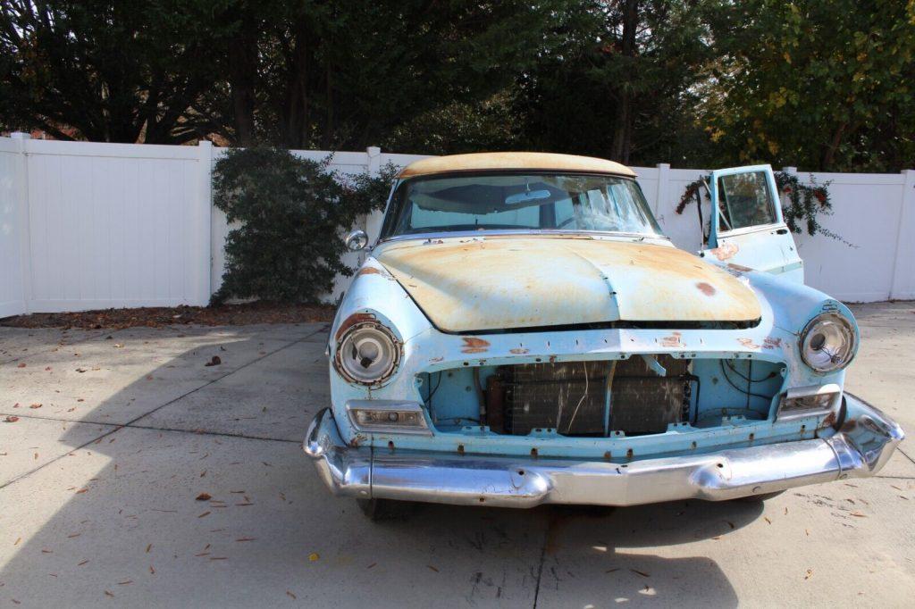 1956 Chrysler New Yorker Station Wagon Parts Car w 354 Hemi & Clean Title