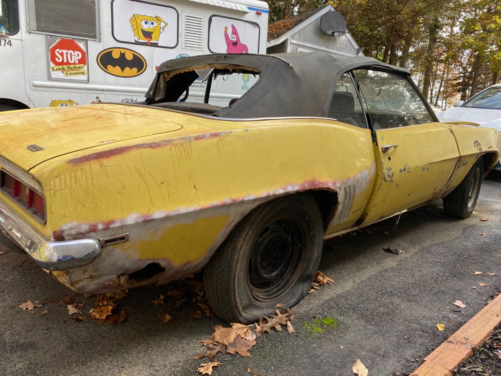 1969 Chevrolet Camaro Project cars for sale