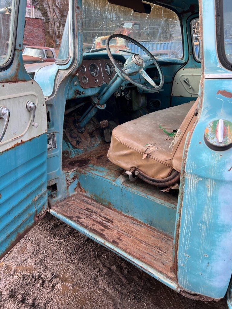 1956 GMC 150 100 Patina Big Back Window Hydramatic Survivor Western Truck